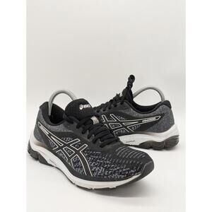 Women's Size 8.5 / 7Y Asics Gel-Pulse 12 Black White Running Athletic Gym Shoes